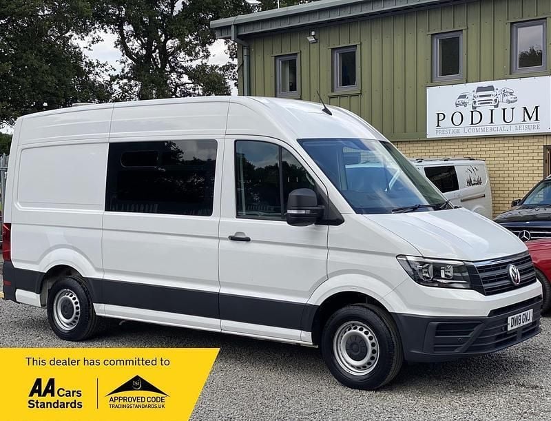 White Used 2018 VW Crafter Startline Van | £19,990 (Fair price) - Image 1/4