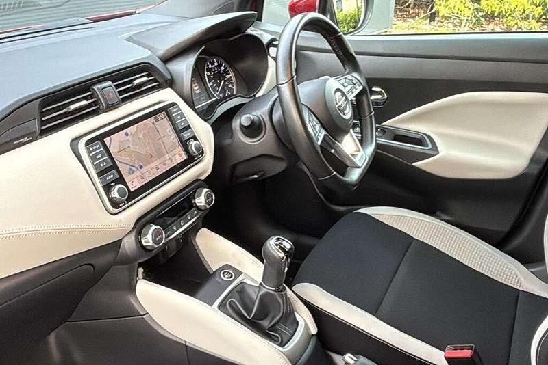 Used Nissan Micra Tekna 91 HP (66 kW) 2021 Red Hatchback