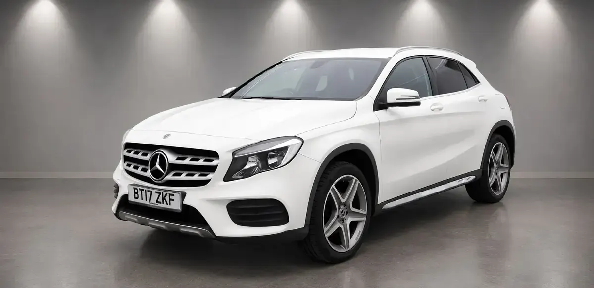 Used Mercedes GLA200 AMG line 156 HP (114 kW) 2017 White SUV