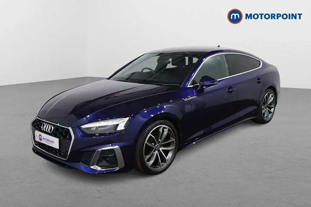 Używany Audi A5 S-Line 190 KM (139 kW) 2021 Niebieski Coupe