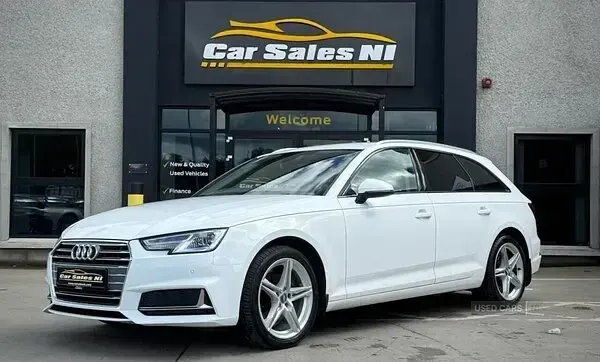 Used Audi A4 Sport 150 HP (110 kW) 2019 White Estate