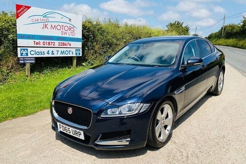 Blue Used 2015 Jaguar XF Portfolio Sedan | £7,995 (Fair price) - Image 1/1
