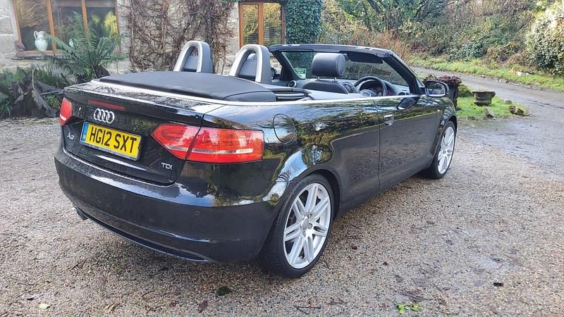 Black Used 2012 Audi A3 Cabriolet S-Line Cabriolet | £4,295 (Fair price) - Image 1/4