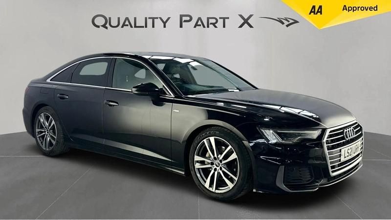 Black Used 2021 Audi A6 S-Line Sedan | £16,650 (Good price) - Image 1/4