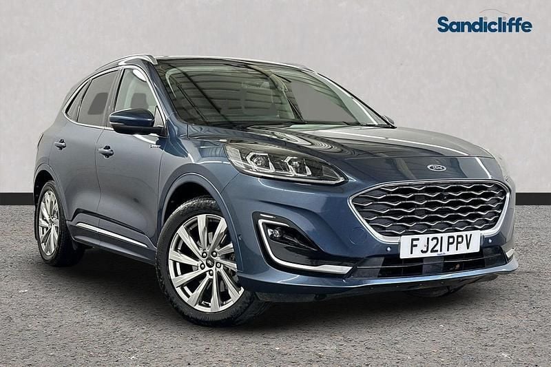 Blue Used 2021 Ford Kuga Vignale SUV | £19,573 (Fair price) - Image 1/4