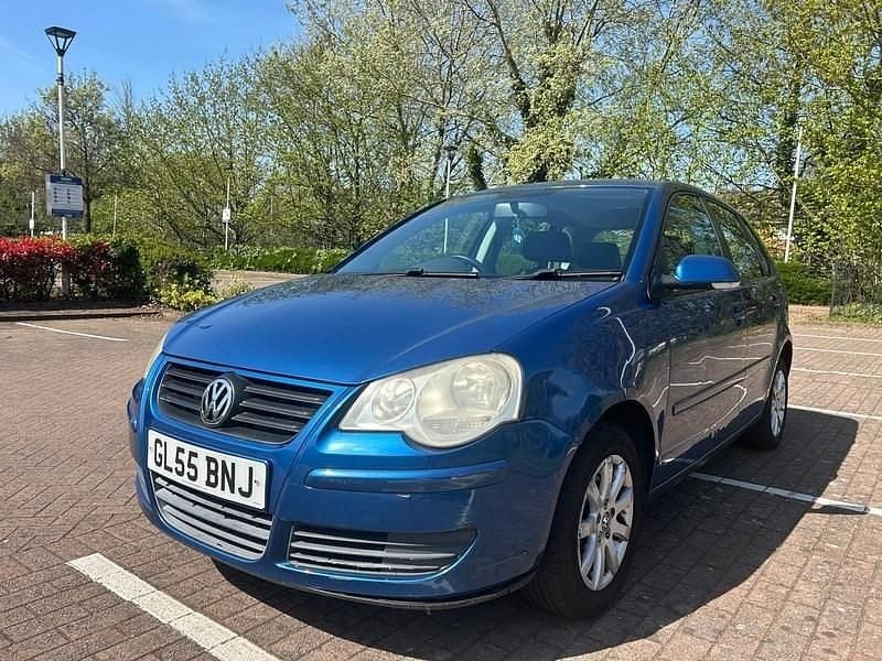 Used VW Polo SE 75 HP (55 kW) 2005 Blue Hatchback