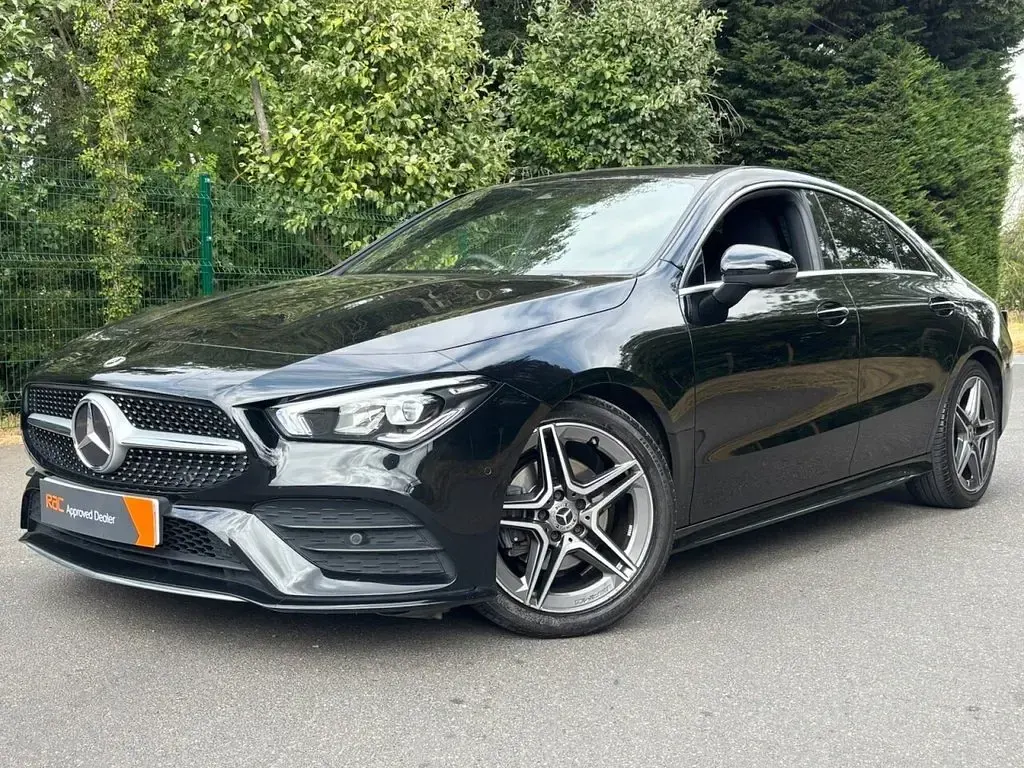 Used Mercedes CLA180 AMG line 136 HP (100 kW) 2022 Black Coupe