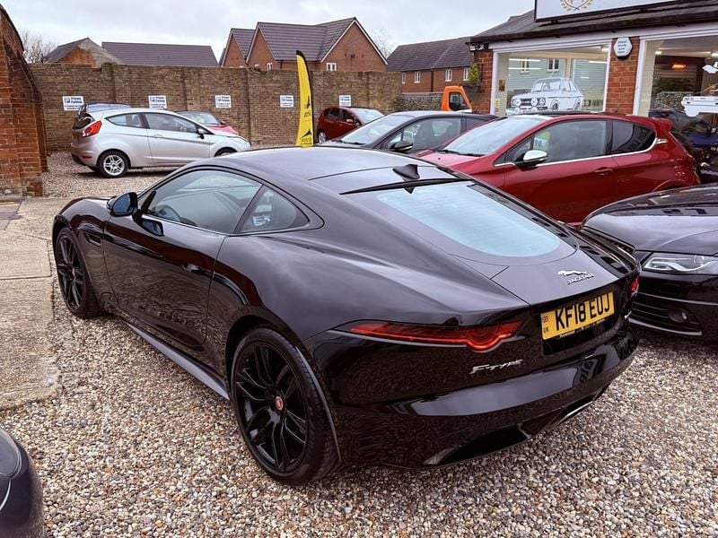 Used Jaguar F-Type R-Dynamic 300 HP (220 kW) 2018 Black Coupe