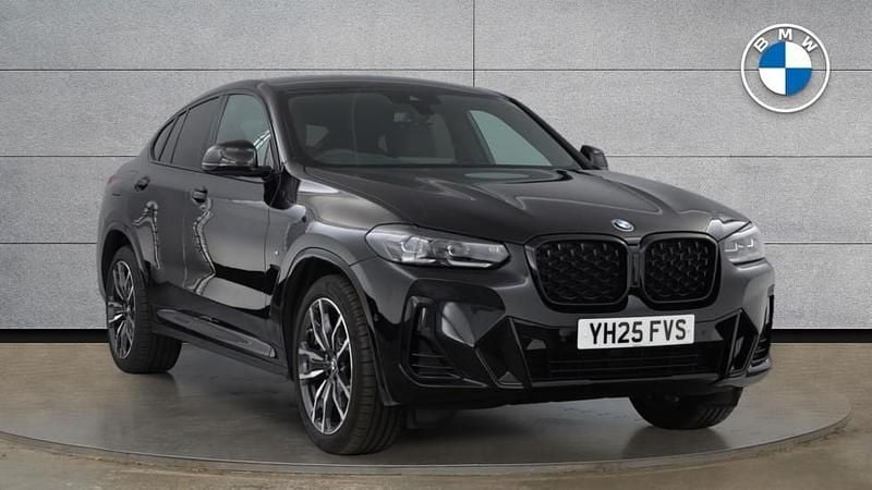 Black Used 2025 BMW X4 M Sport SUV | £44,995 (Good price) - Image 1/4