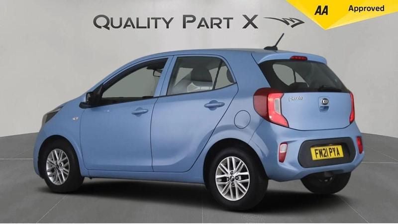 Used Kia Picanto 66 HP (48 kW) 2021 Blue Hatchback