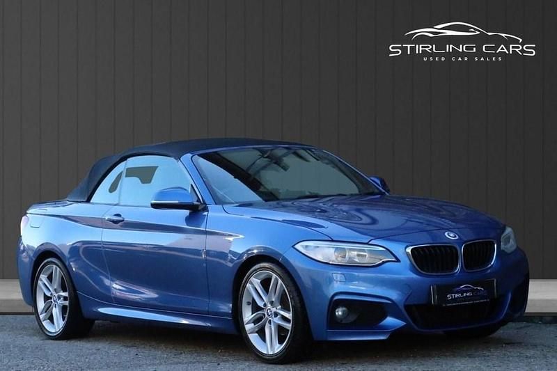 Used BMW 218 M Sport 150 HP (110 kW) 2016 Blue Cabriolet