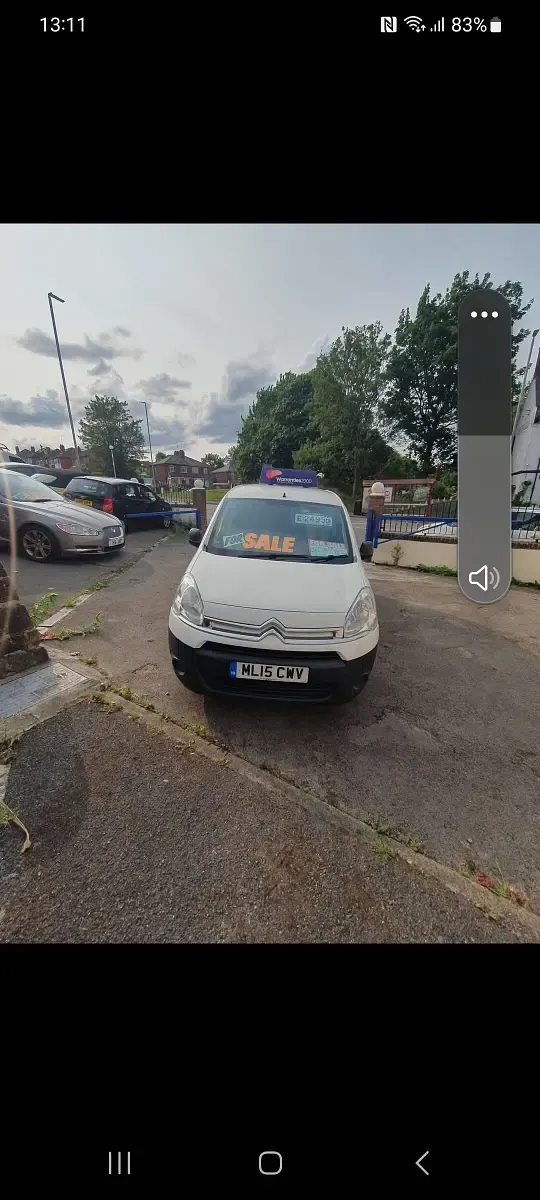Used Citroën Berlingo 75 HP (55 kW) 2015 White MPV