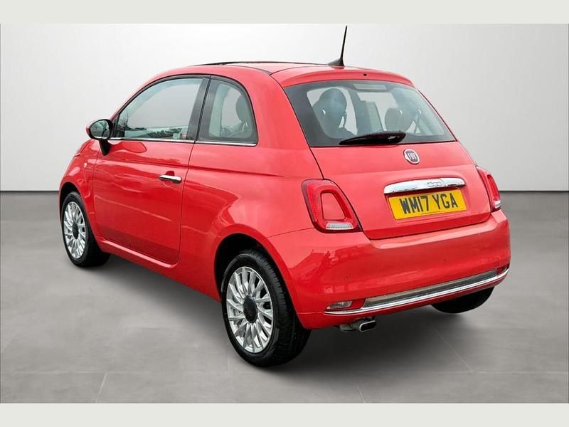 Used Fiat 500 Lounge 69 HP (50 kW) 2017 Red Hatchback