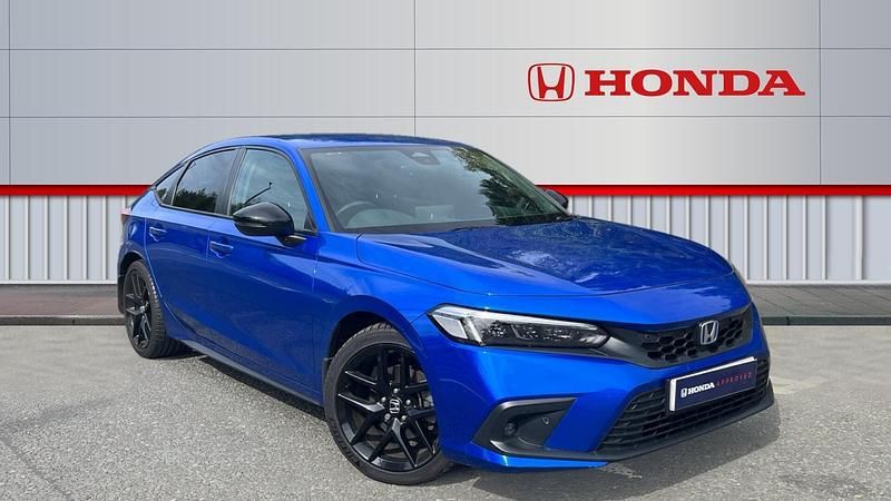 Blue Used 2022 Honda Civic Hybrid Hatchback | £21,434 (Good price) - Image 1/3