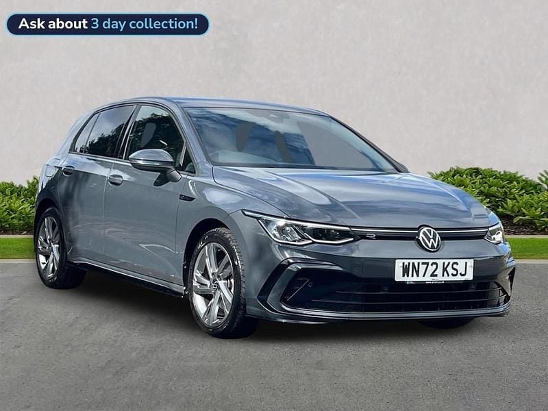 Grey Used 2022 VW Golf VIII R-line Hatchback | £19,499 (Fair price) - Image 1/4
