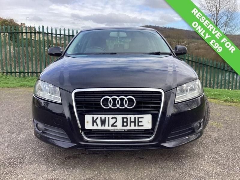 Used Audi A3 Sport 140 HP (102 kW) 2012 Black Hatchback