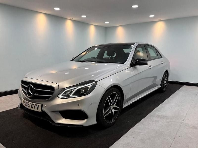 Used Mercedes E220 AMG 2015 Silver Sedan