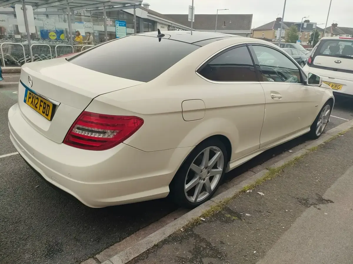 Used Mercedes C180 AMG 2012 White Coupe