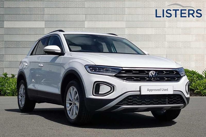 White Used 2025 VW T-Roc Match SUV | £25,490 (A bit pricey) - Image 1/4