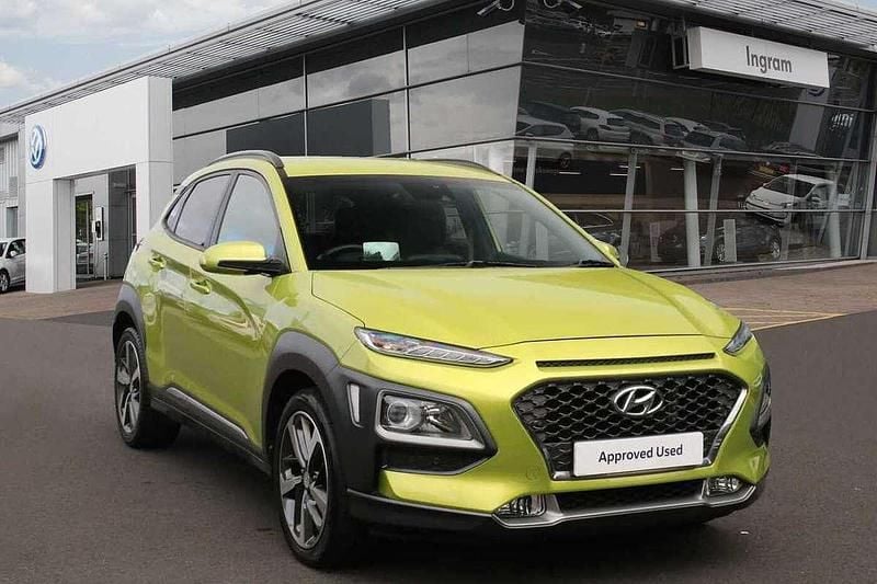Yellow Used 2019 Hyundai Kona Premium SE SUV | £11,250 (Fair price) - Image 1/4