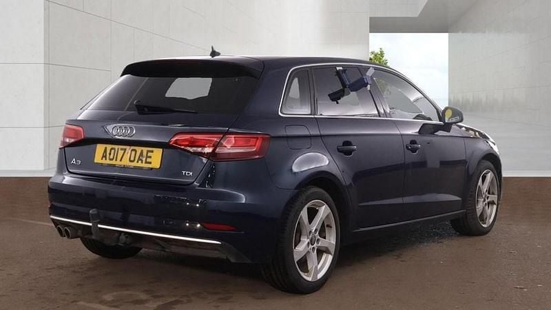 Used Audi A3 Sport 150 HP (110 kW) 2017 Cosmos blue Hatchback