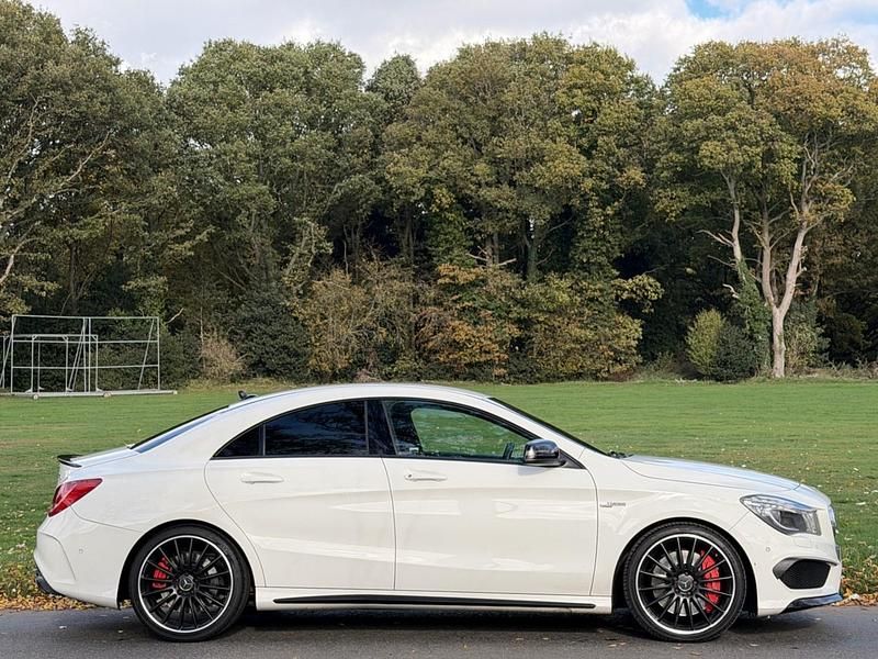 Used Mercedes CLA45 AMG 2015 White Sedan