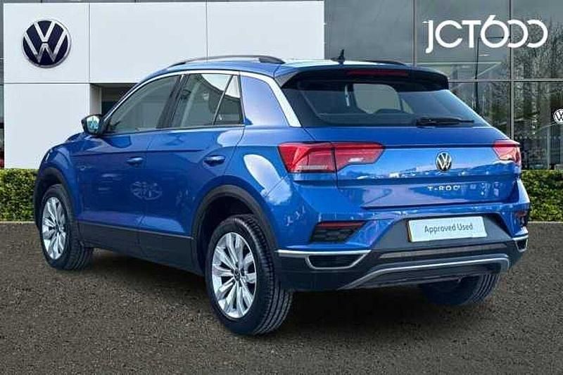Used VW T-Roc SE 150 HP (110 kW) 2021 Blue SUV