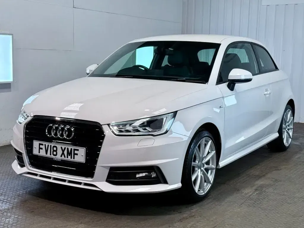 Used Audi A1 S-Line 125 HP (91 kW) 2018 White Hatchback