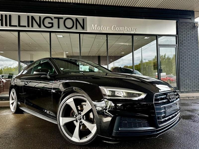 Used Audi A5 Black Edition 190 HP (139 kW) 2019 Black Coupe