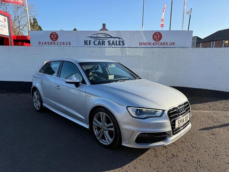 Used Audi A3 Sportback S-Line 2014 Silver Hatchback