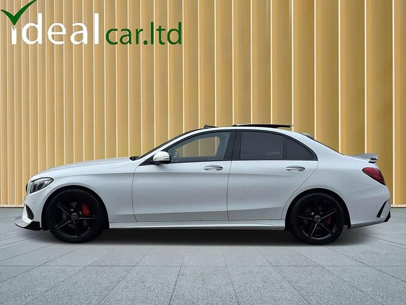 Used Mercedes C220 AMG Line Premium 2015 White Sedan