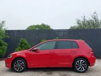Used VW Golf VII Edition 150 HP (110 kW) 2020 Red Hatchback
