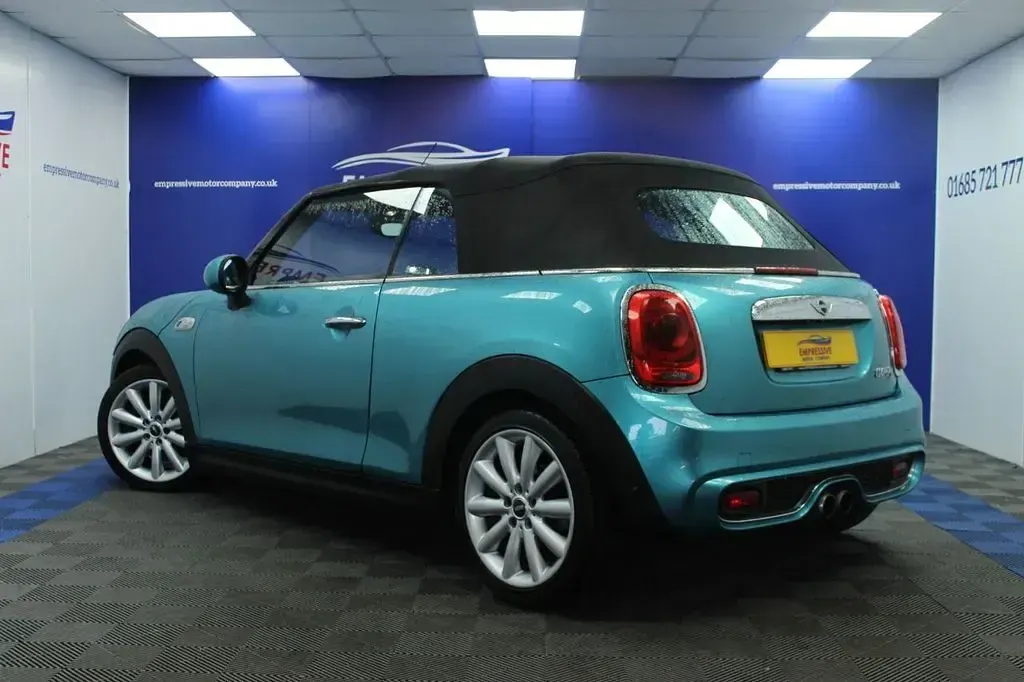 Used Mini Cooper S Cabriolet 192 HP (141 kW) 2016 Turquoise Cabriolet
