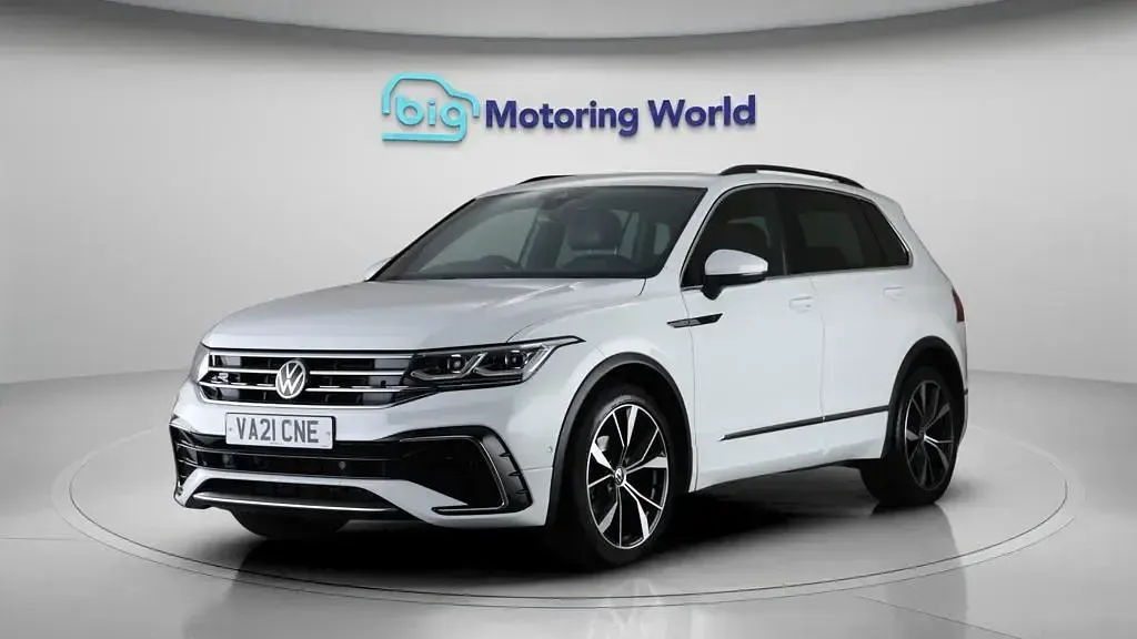 Used VW Tiguan R-line 150 HP (110 kW) 2021 White SUV