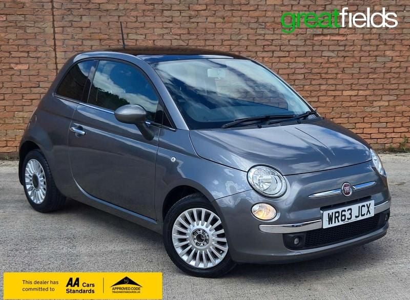 Grey Used 2013 Fiat 500 Lounge Hatchback | £4,395 (Fair price) - Image 1/4