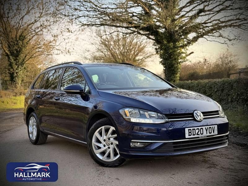 Used VW Golf VII Match 115 HP (84 kW) 2020 Blue Estate