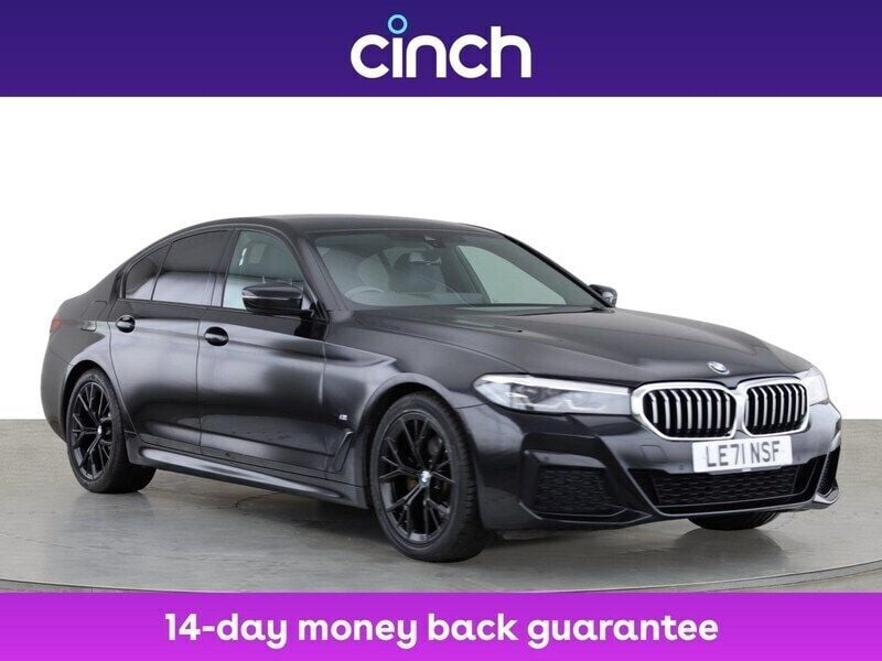 Black Used 2022 BMW 520 M Sport Sedan | £25,949 (Fair price) - Image 1/3