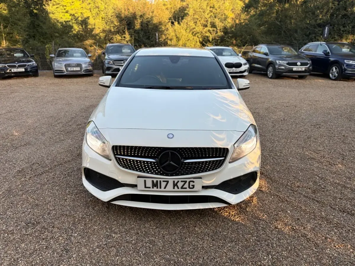 Used Mercedes A160 AMG line 2017 White Hatchback