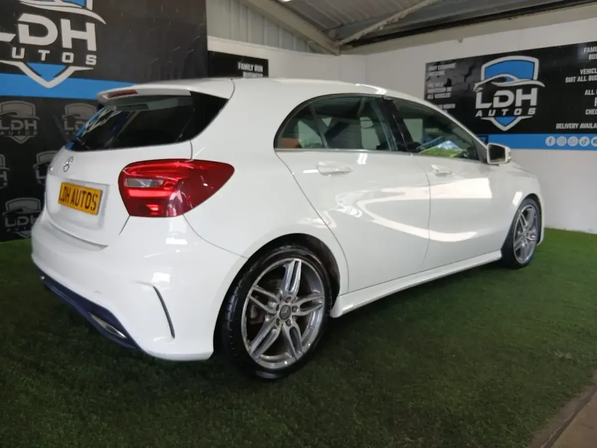 Used Mercedes A200 AMG line 2016 White Hatchback