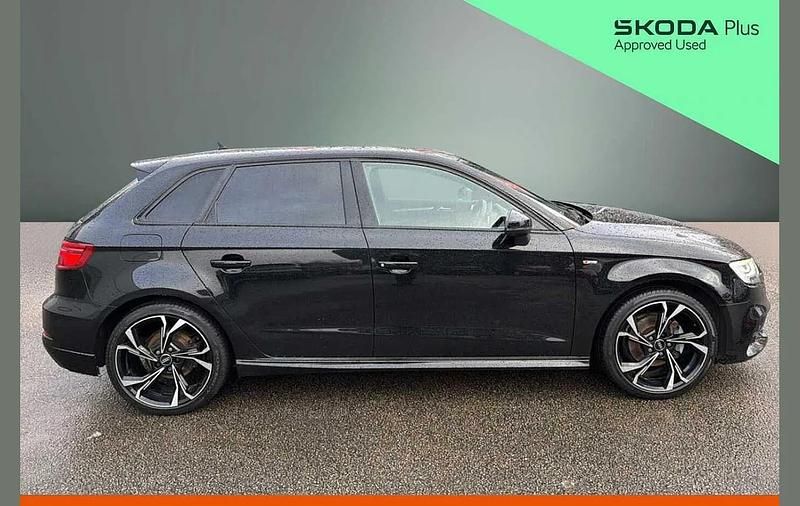 Used Audi A3 Black Edition 147 HP (108 kW) 2020 Black Sedan