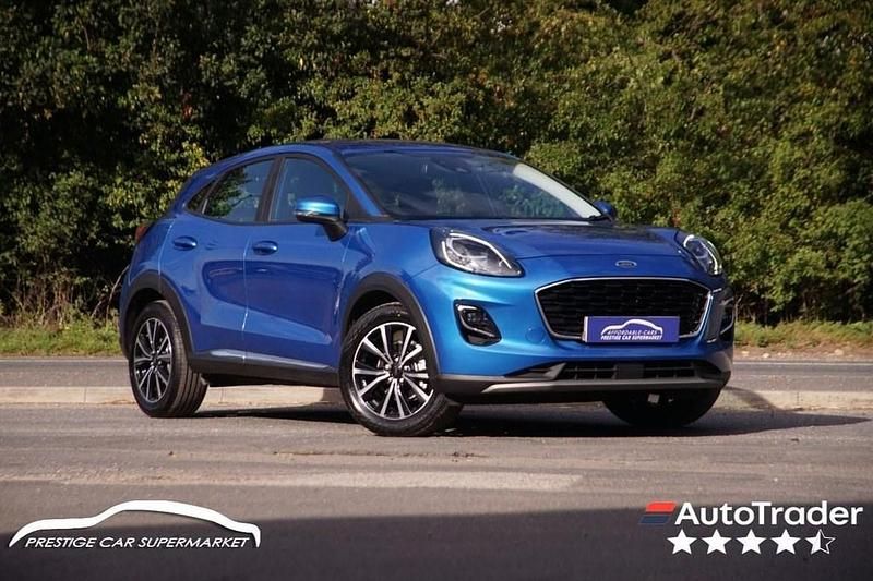 Blue Used 2023 Ford Puma Gen-E Titanium SUV | £12,599 (Good price) - Image 1/4