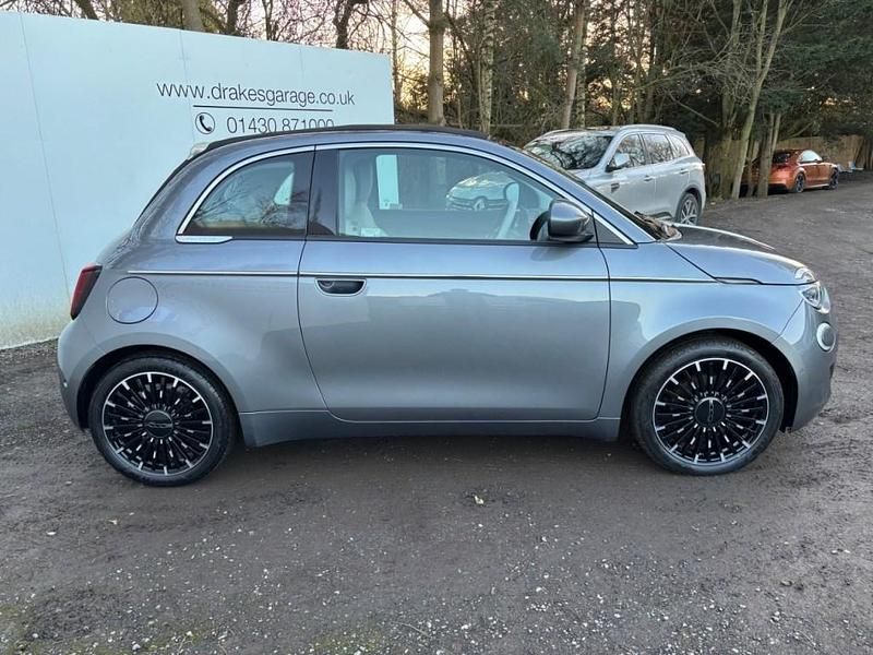 Used Fiat 500e La Prima 86 kW (118 HP) 2021 Grey Cabriolet