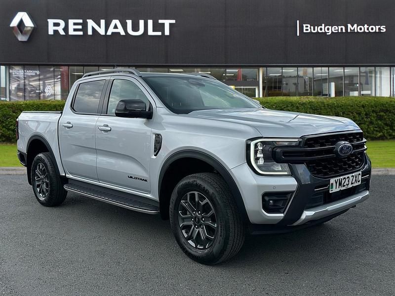 Silver Used 2023 Ford Ranger Wildtrack Pickup | £26,400 (Good price) - Image 1/4