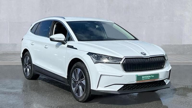 White New 2024 Skoda Enyaq iV SUV | £30,280 - Image 1/4
