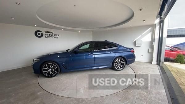 Used BMW 520 M Sport 2021 Blue Sedan