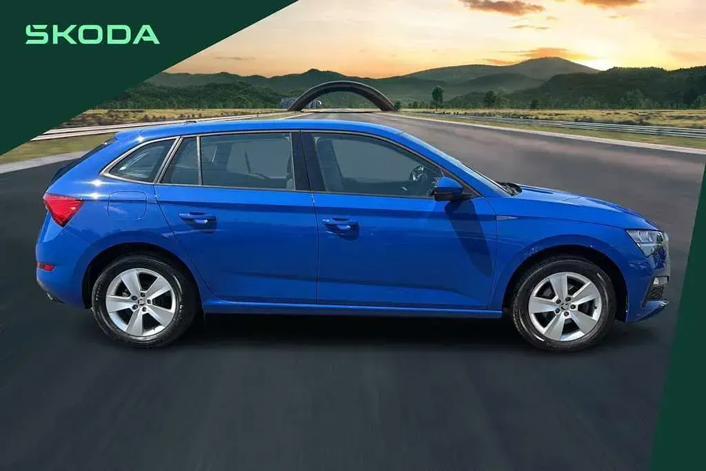 Used Skoda Scala SE 108 HP (79 kW) 2022 Blue Hatchback