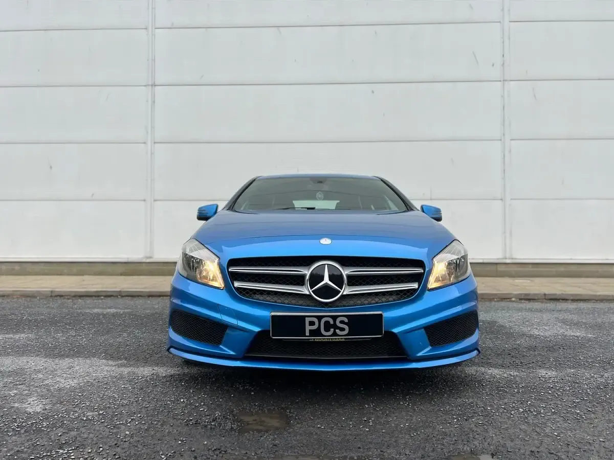 Used Mercedes A220 AMG 170 HP (125 kW) 2014 Blue Hatchback