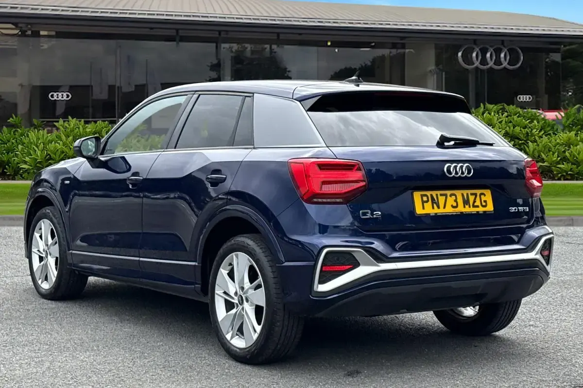 Used Audi Q2 S-Line 110 HP (80 kW) 2023 Blue SUV