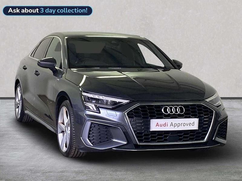 Grey Used 2021 Audi A3 Comfort Sedan | £20,807 (Fair price) - Image 1/4