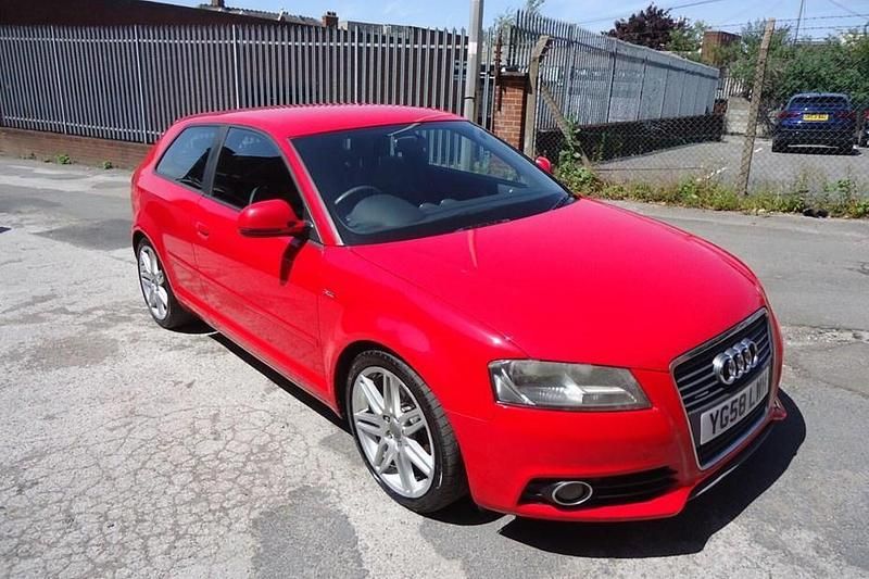 Red Used 2008 Audi A3 S-Line Hatchback | £2,895 (Fair price) - Image 1/1
